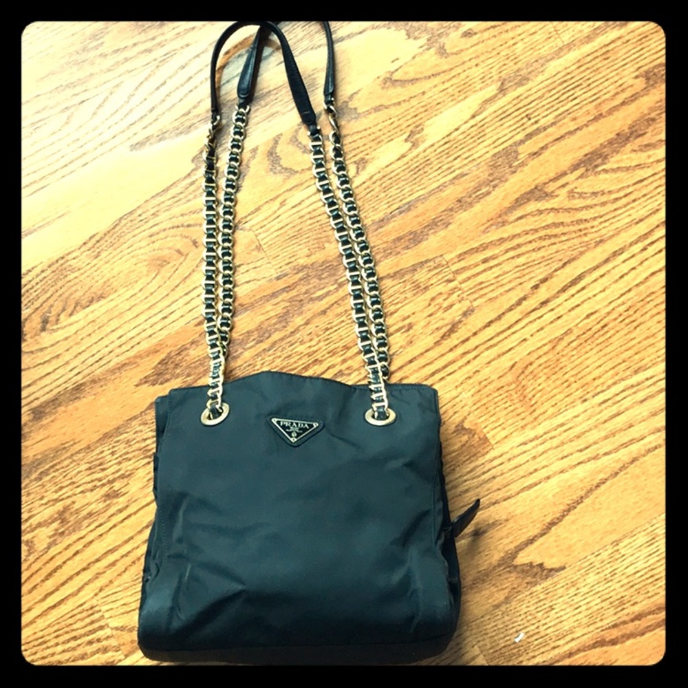 Black Prada shoulder bag